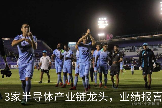 3家半导体产业链龙头，业绩报喜！